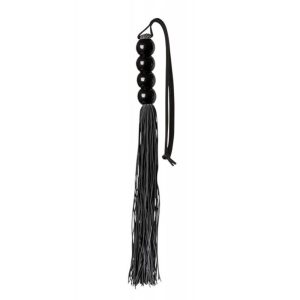 GP Silicone Flogger Whip Black