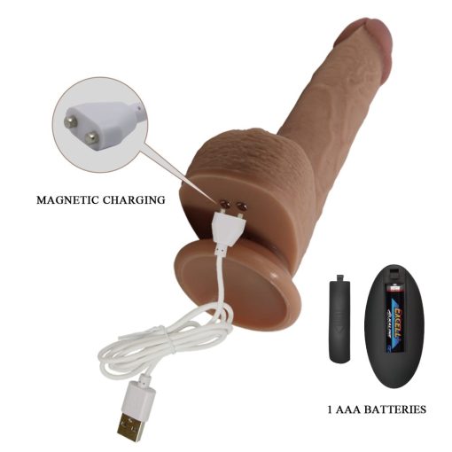 Pretty Love Tommy 22,5 cm vibracijski dildo - Slika 3