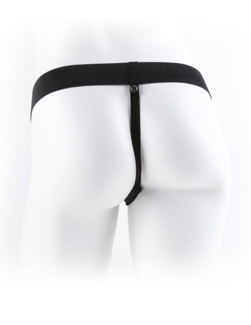 9" Hollow Strap-On with Balls Brown/Black - Slika 3