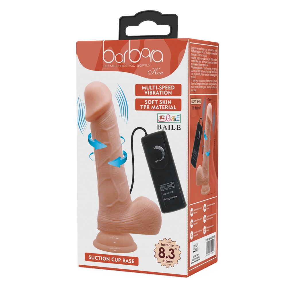 Barbara Ken Multi-Speed Vibro Dildo