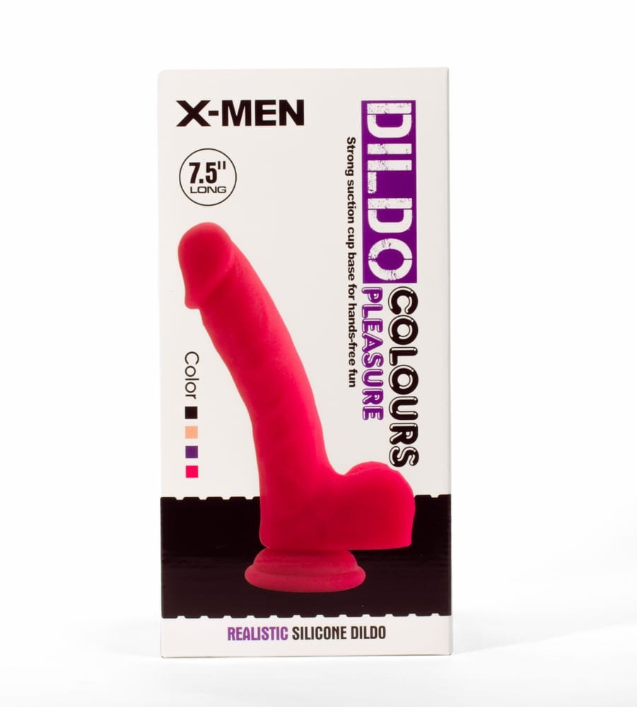 19 cm Dildo Colours Pleasure Koža 3